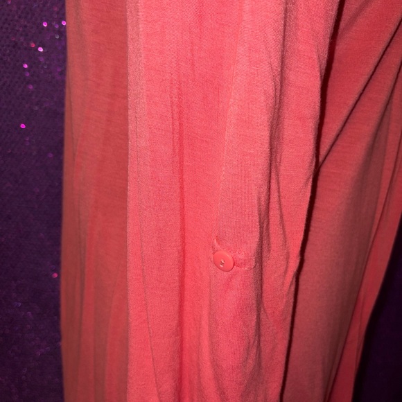 🆕💜 Women’s Coral Drape Cardigan M Lightweight - Picture 5 of 8